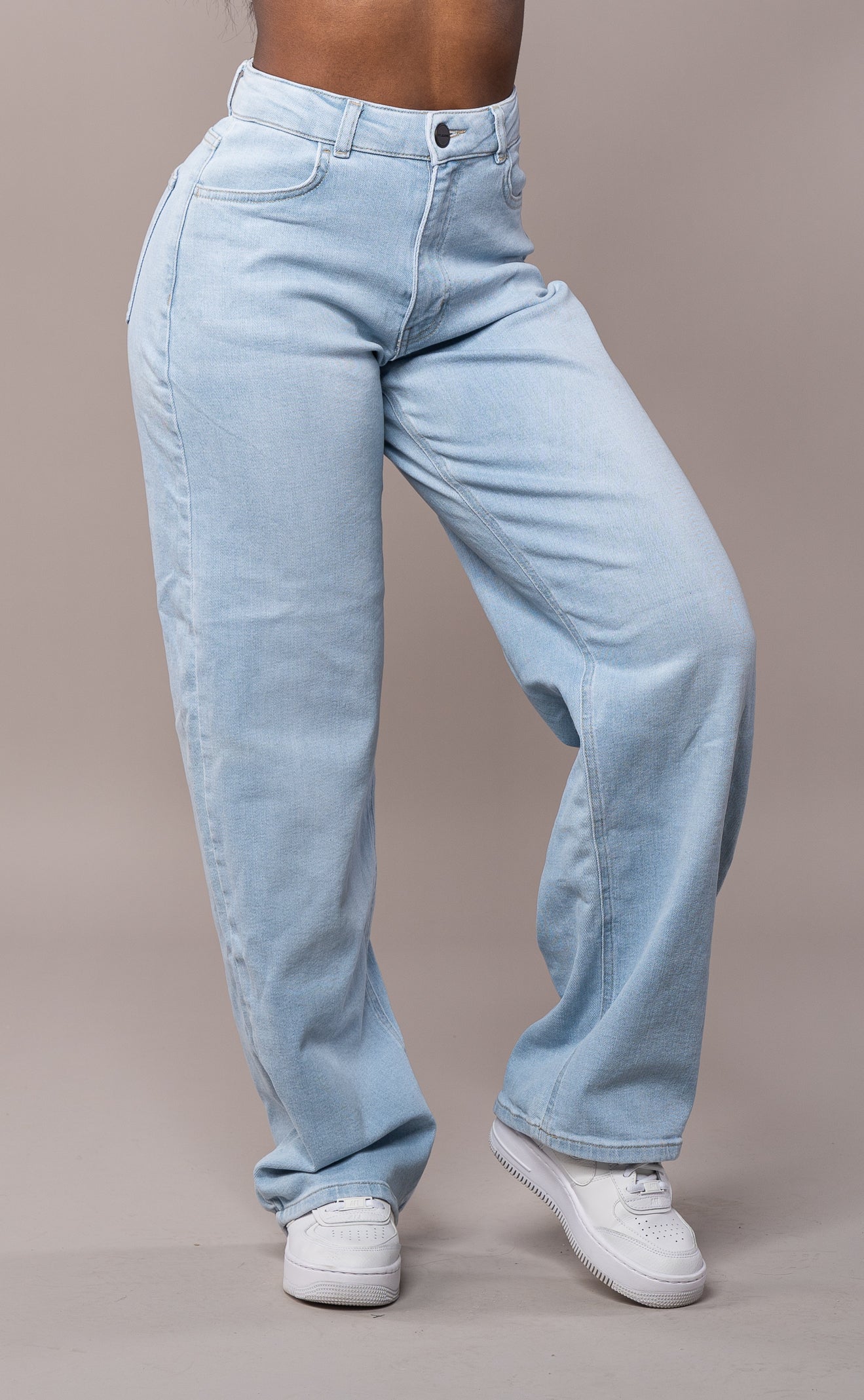 Womens Baggy Fitjeans - Vintage Blue Baggy FITJEANS   