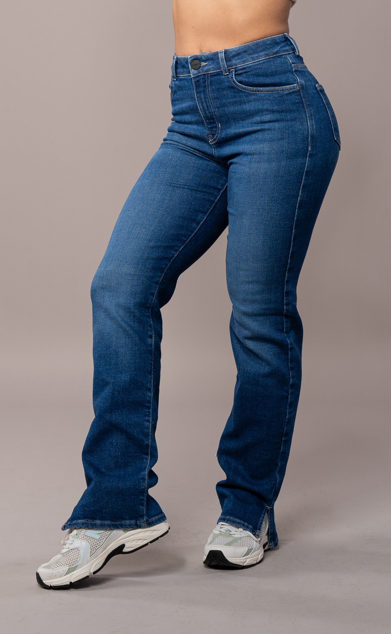 Womens Straight Leg Fitjeans - Sapphire Blue Straight Leg FITJEANS   