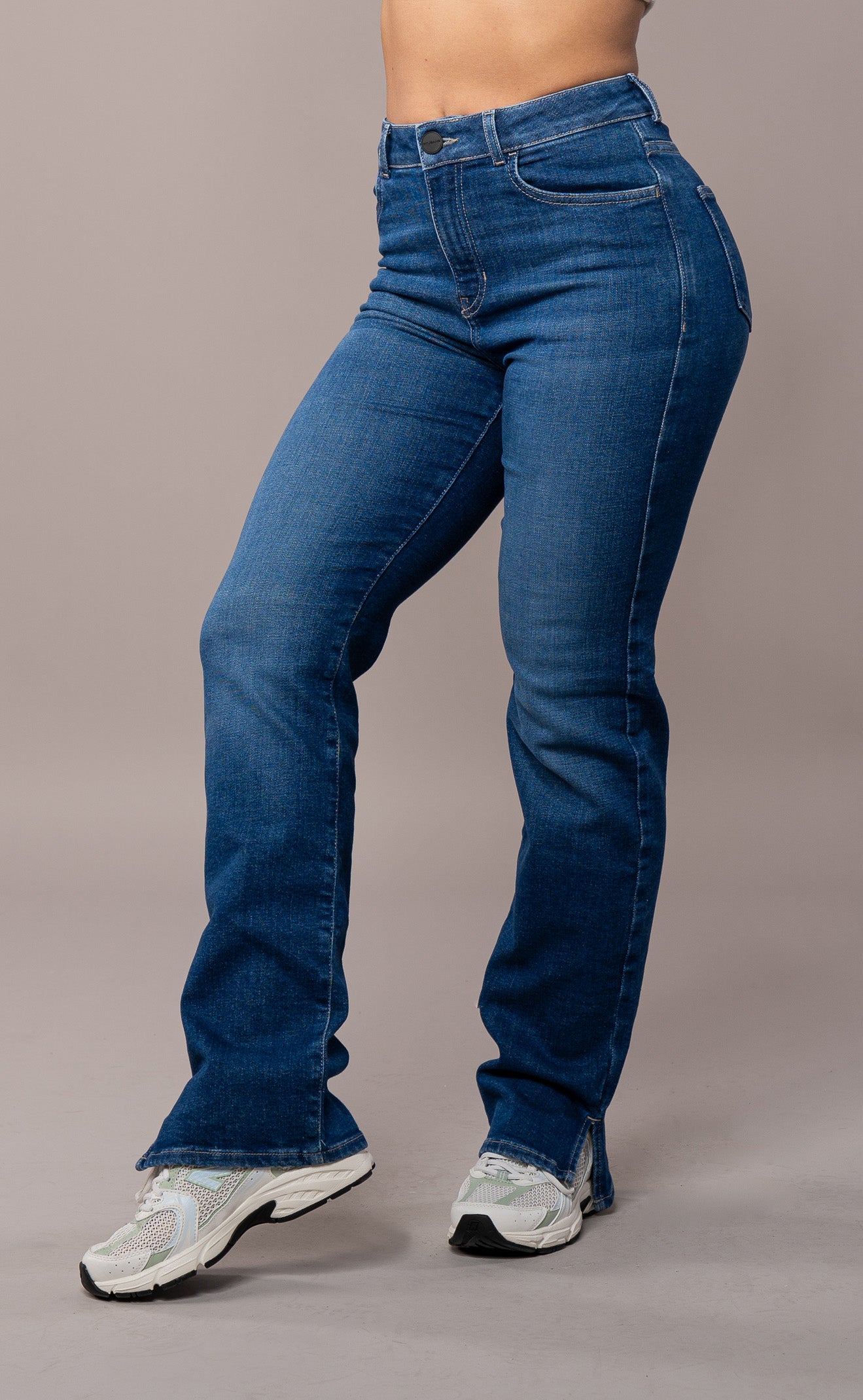 Womens Straight Leg Fitjeans - Sapphire Blue Straight Leg FITJEANS