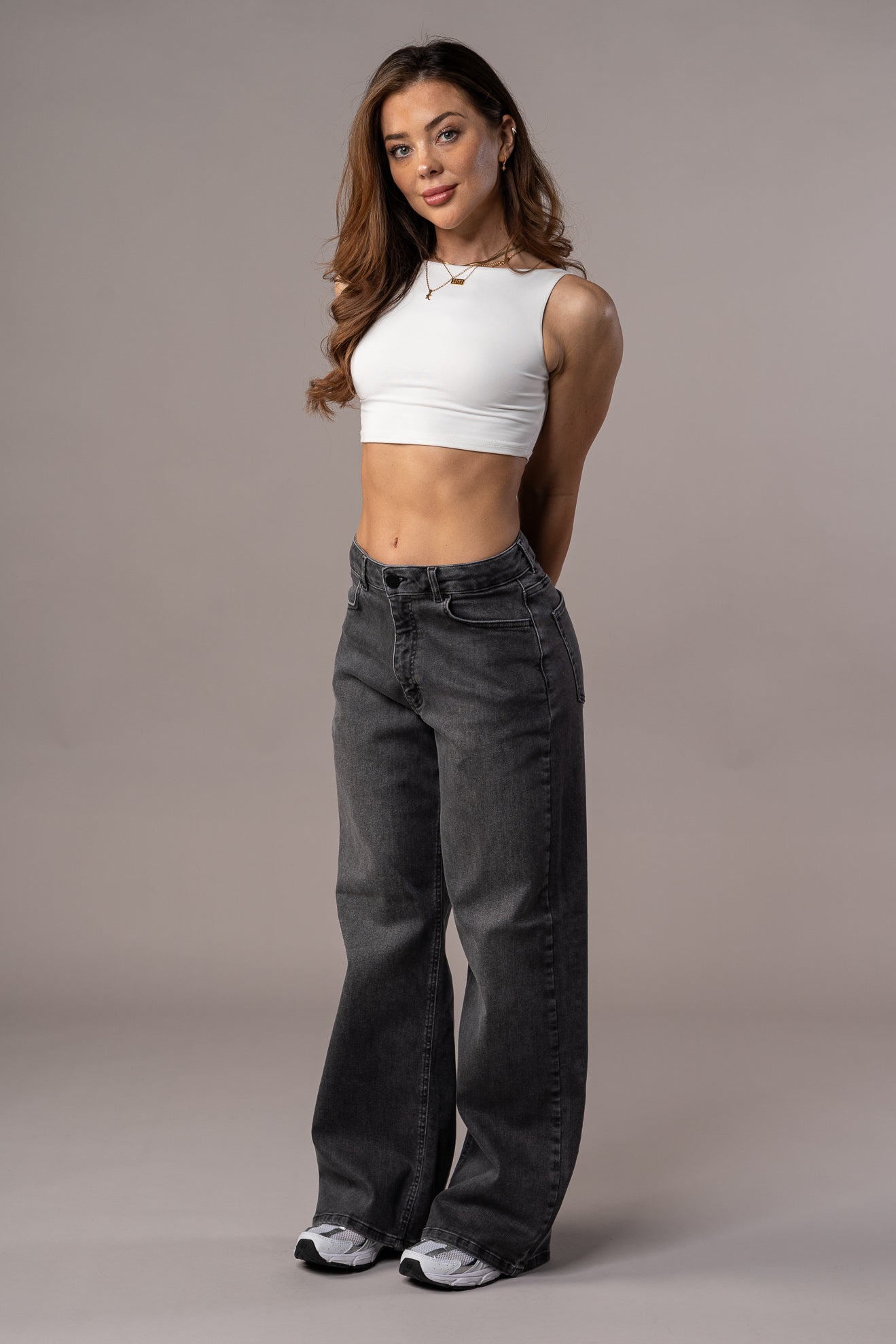 Womens Baggy Fitjeans - Grey Baggy FITJEANS   