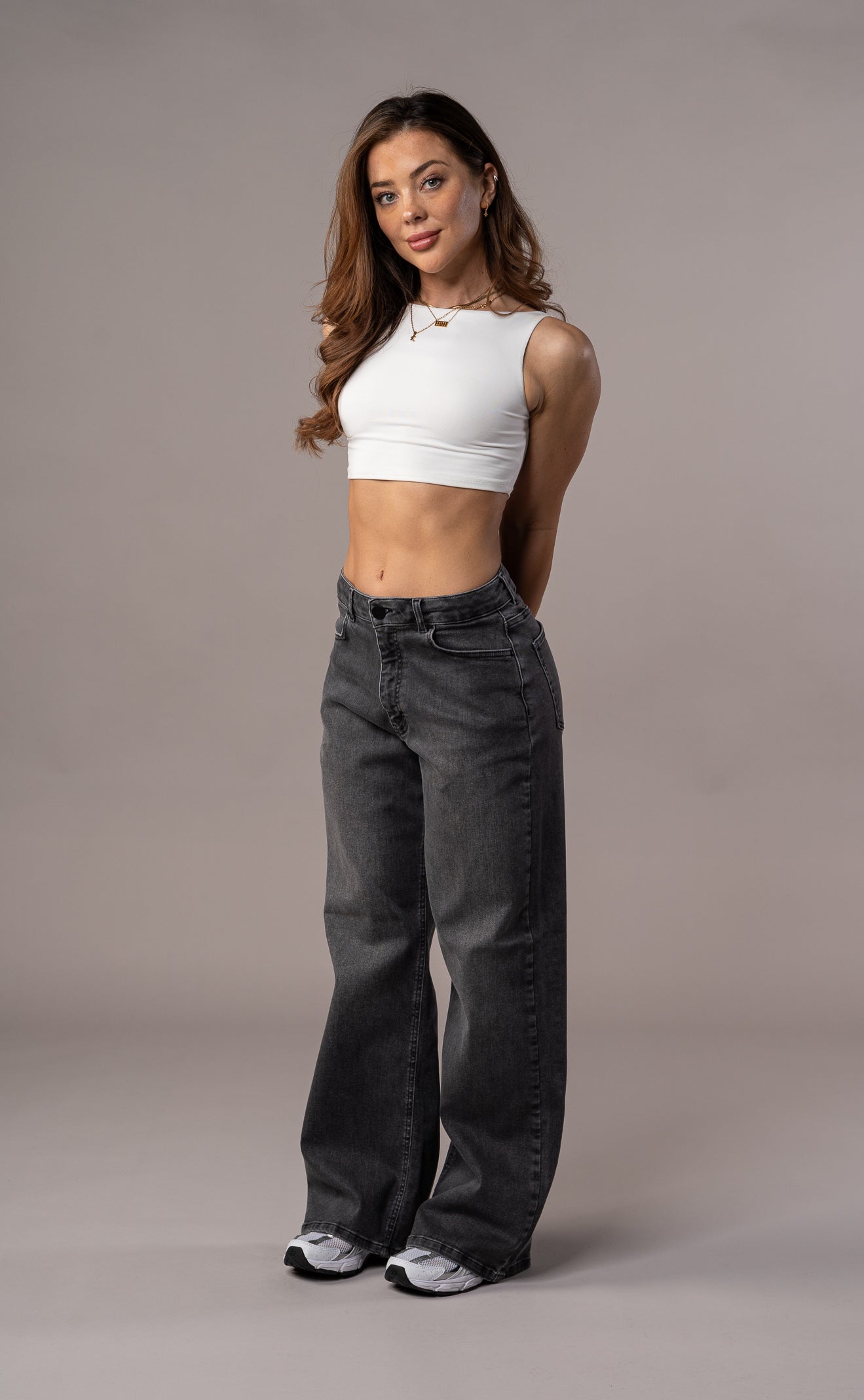 Womens Baggy Fitjeans - Grey Baggy FITJEANS