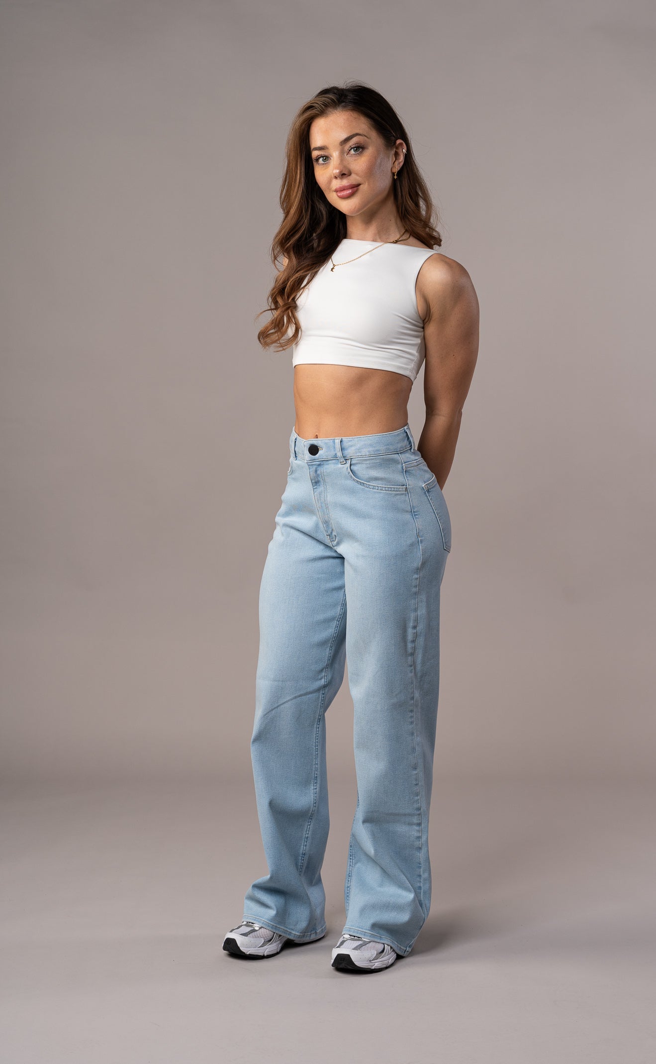 Womens Baggy Fitjeans - Vintage Blue Baggy FITJEANS